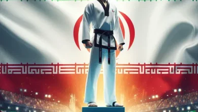 تکواندو کار ایرانی روی سکوی قهرمانی